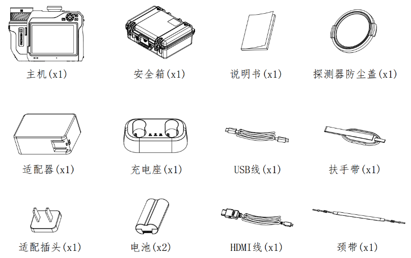 HM-TP96-25SQF/W手持测温热像仪￼